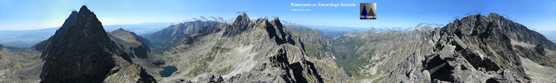 panorama ze Zmarzłego Szczytu